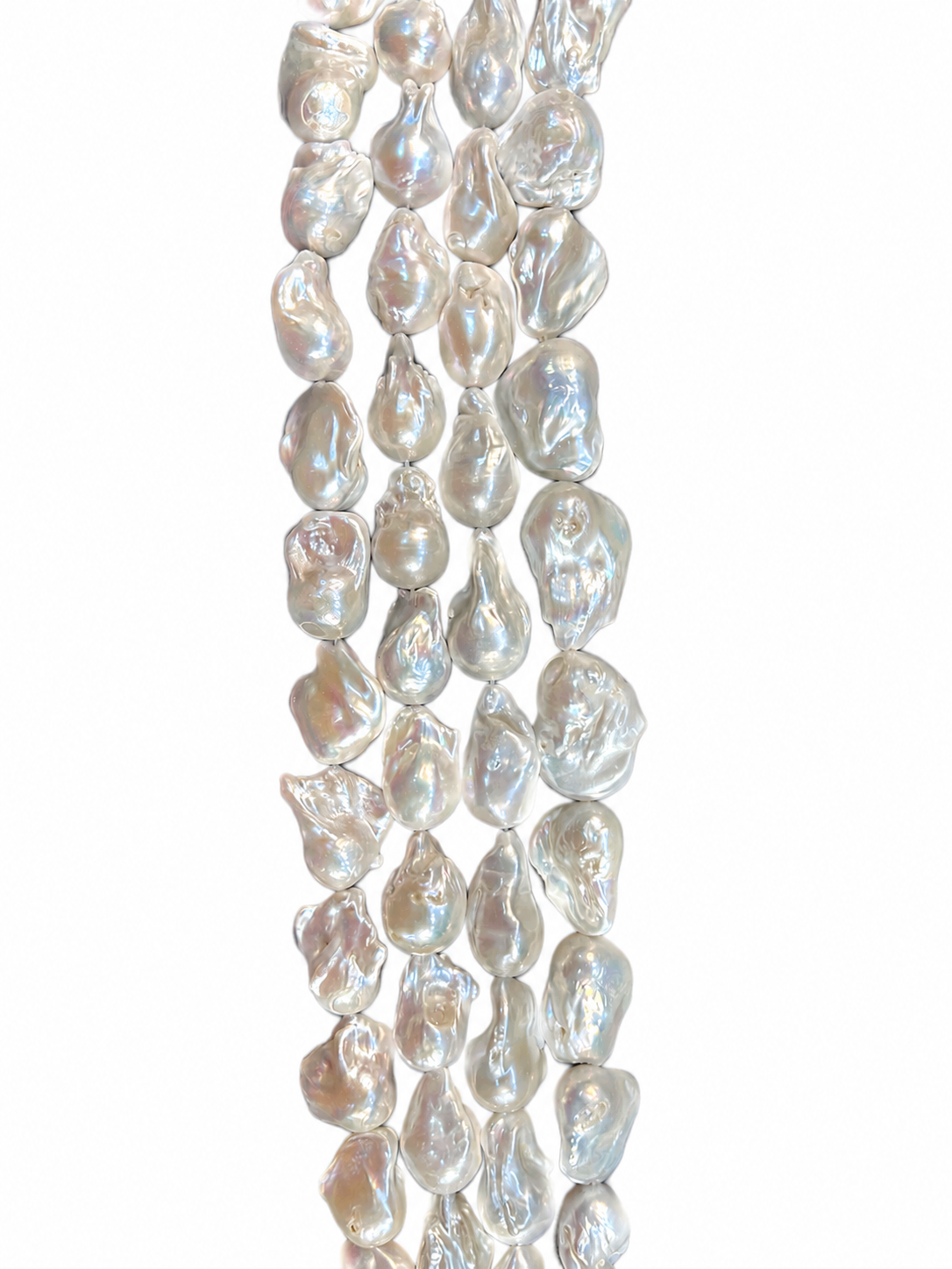 Perlas Barrocas de Agua Dulce 2.5 x 1.8cm – Hilo 40 cm