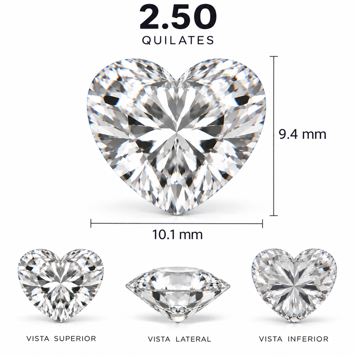 Diamante de Laboratorio Talla Fantasía - 2,5ct