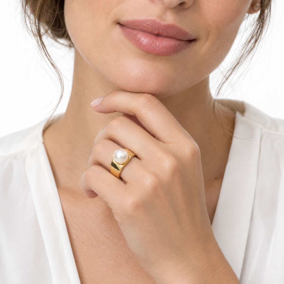 Anillo Bicolor Rectángulo