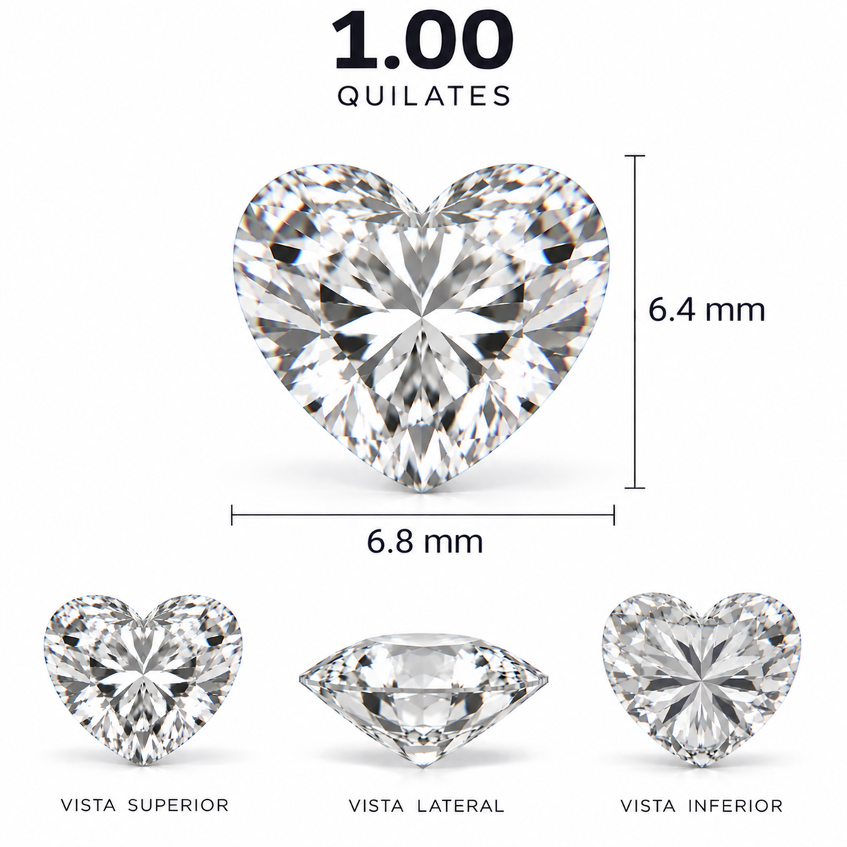 Diamante de Laboratorio Talla Fantasía - 1ct