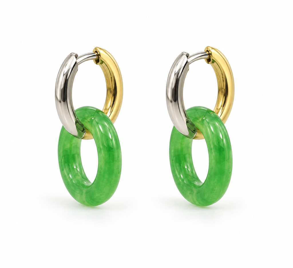 Pendientes Jade Esmeralda