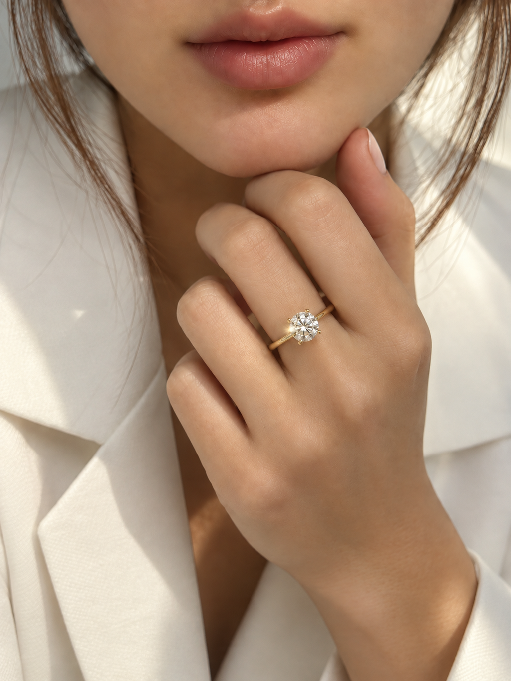 Anillo Diamante 1ct - 4 Patas