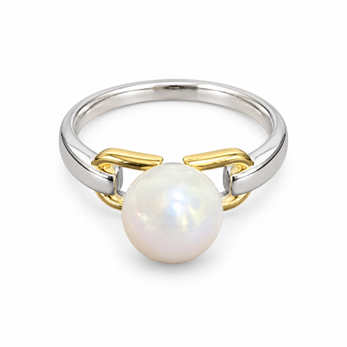Anillo Eslabón y Perla