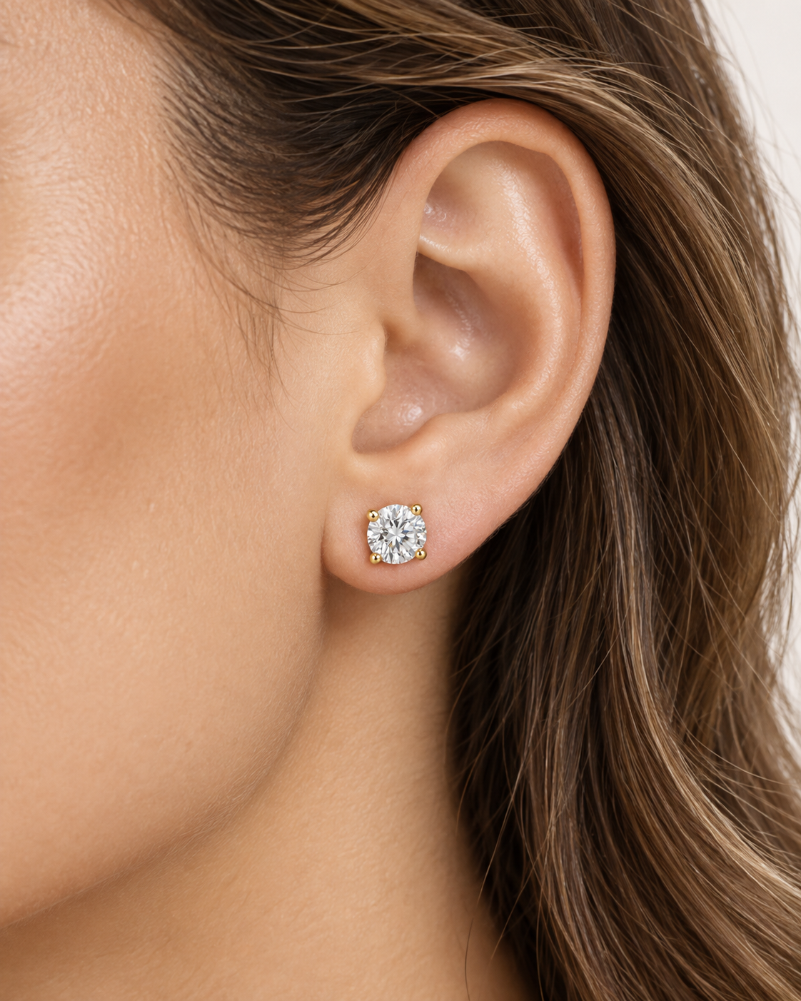 Pendientes Diamante 0.5ct por lado - 4 Patas