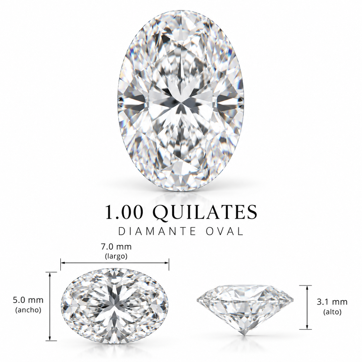 Diamante de Laboratorio Talla Fantasía - 1ct