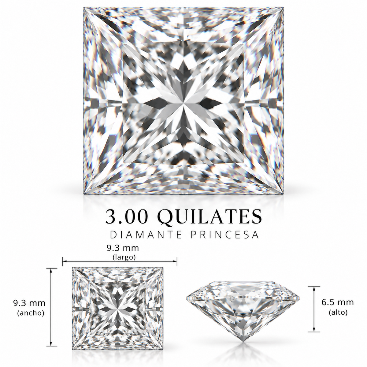 Diamante de Laboratorio Talla Fantasía - 3ct