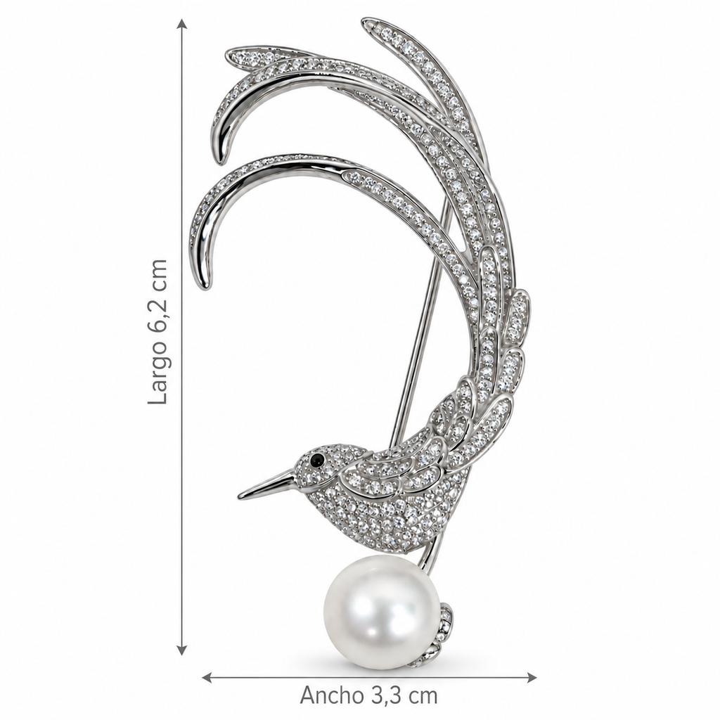Broche Canto de Plata