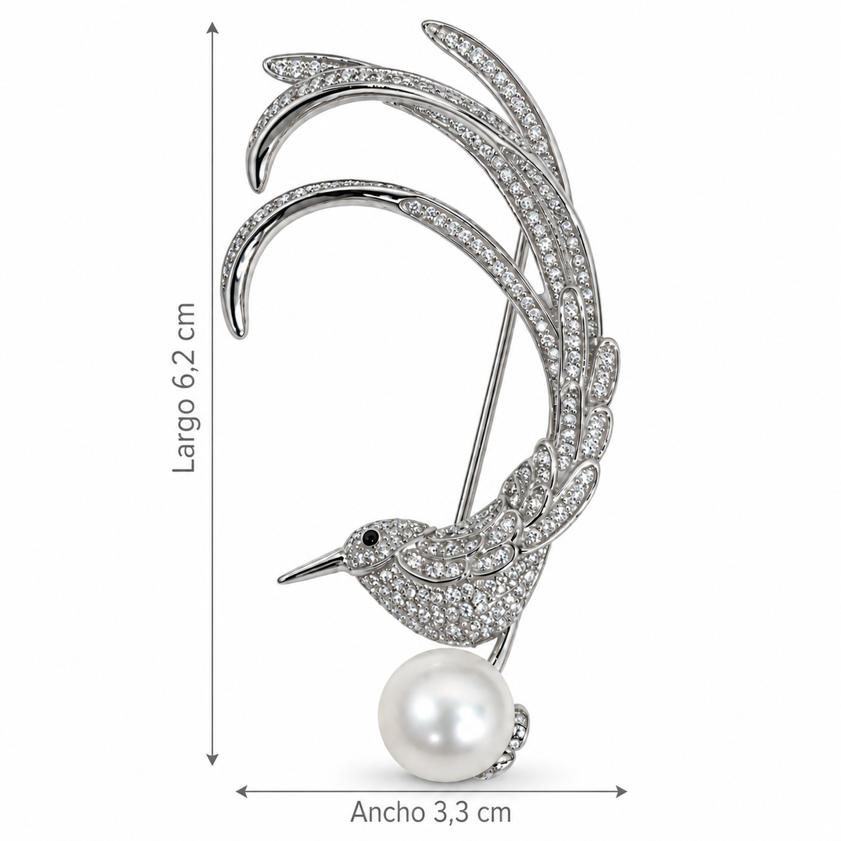 Broche Canto de Plata