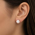 Pendientes Rosé Barrocos 1.3cm