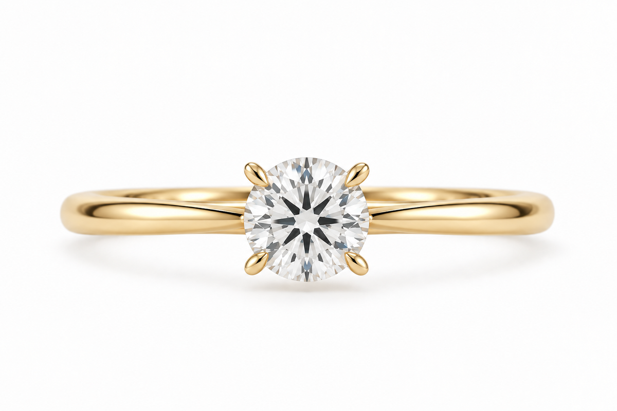 Anillo Diamante 1ct - 4 Patas