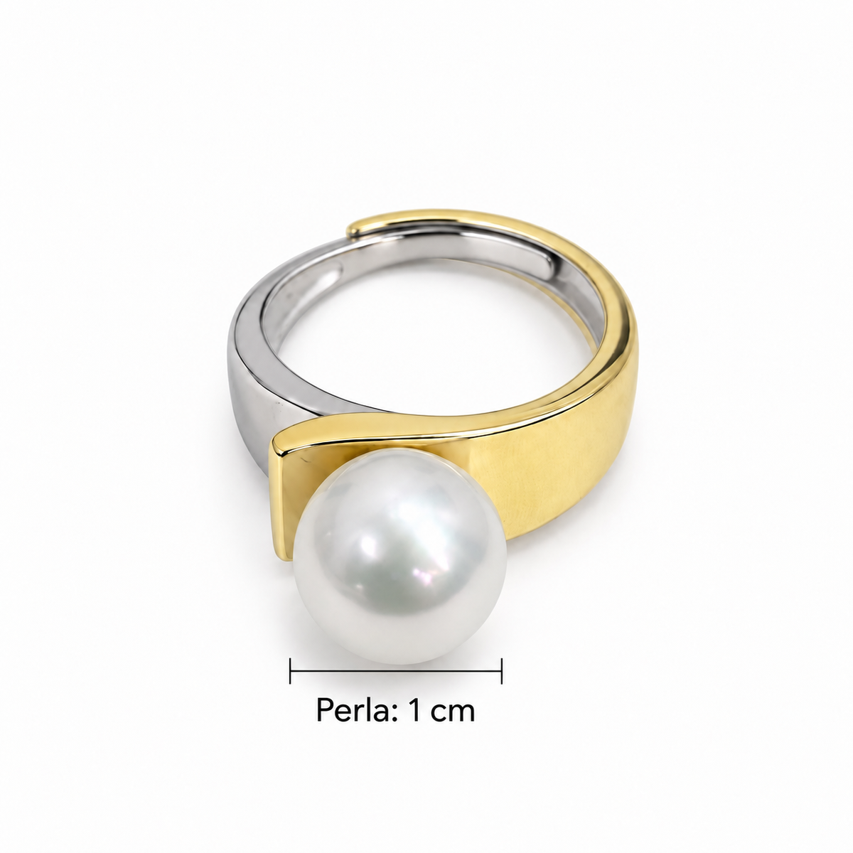 Anillo Bicolor Rectángulo