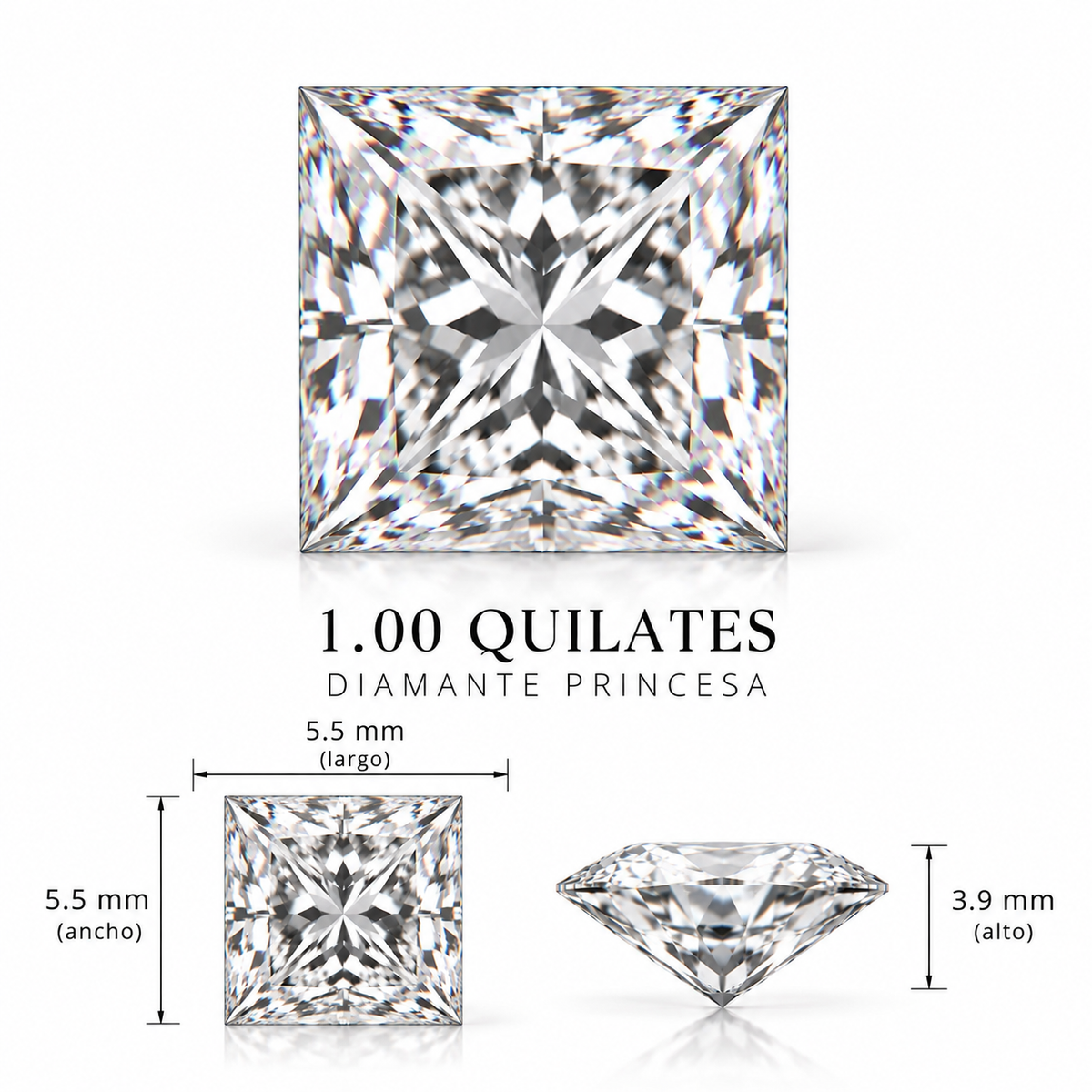 Diamante de Laboratorio Talla Fantasía - 1ct