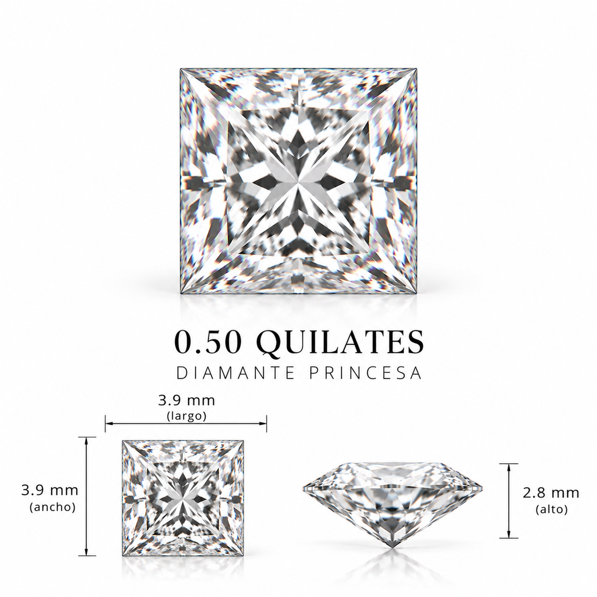Diamante de Laboratorio Talla Fantasía - 0,5ct