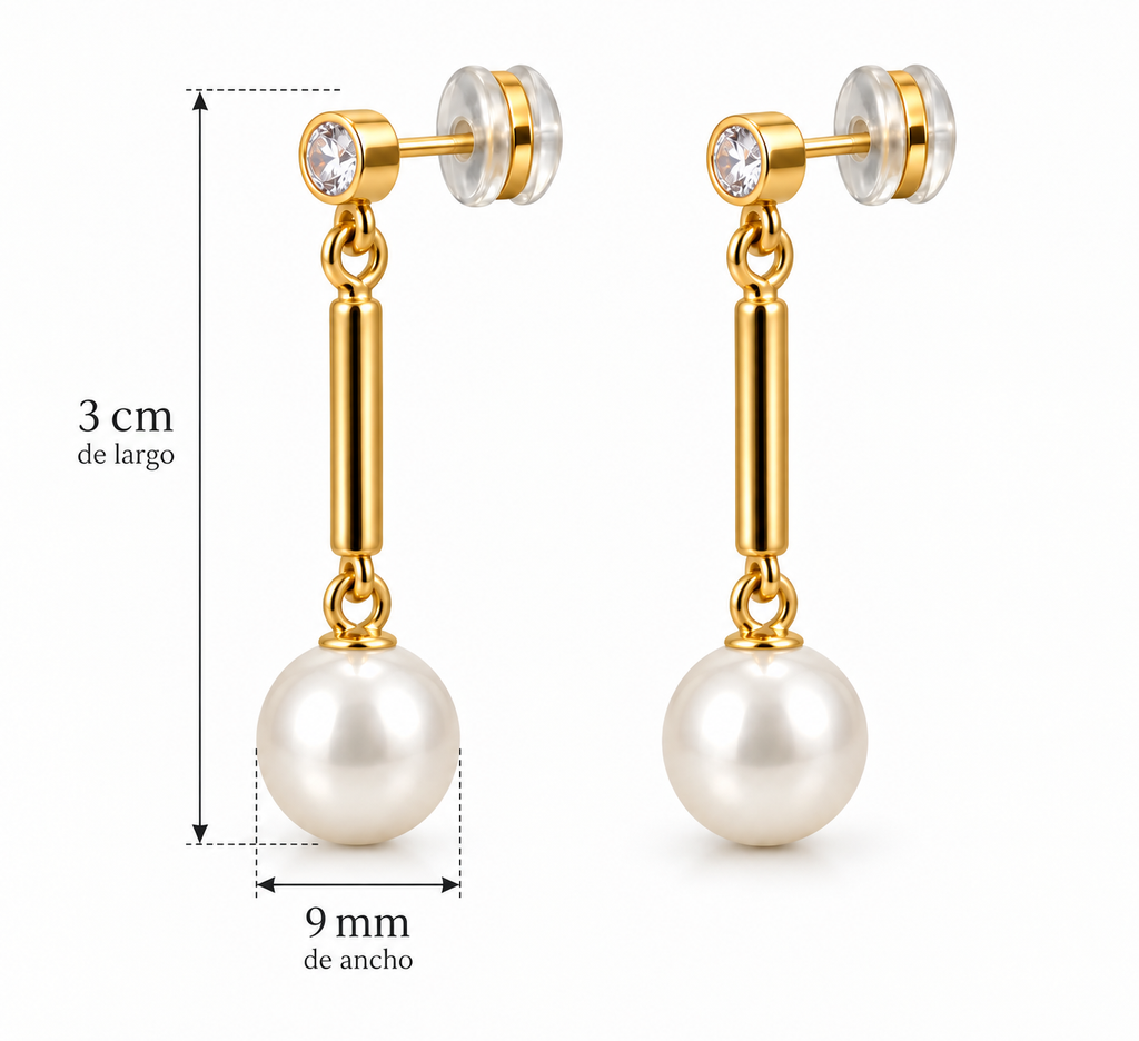 Pendientes Estela de Perla
