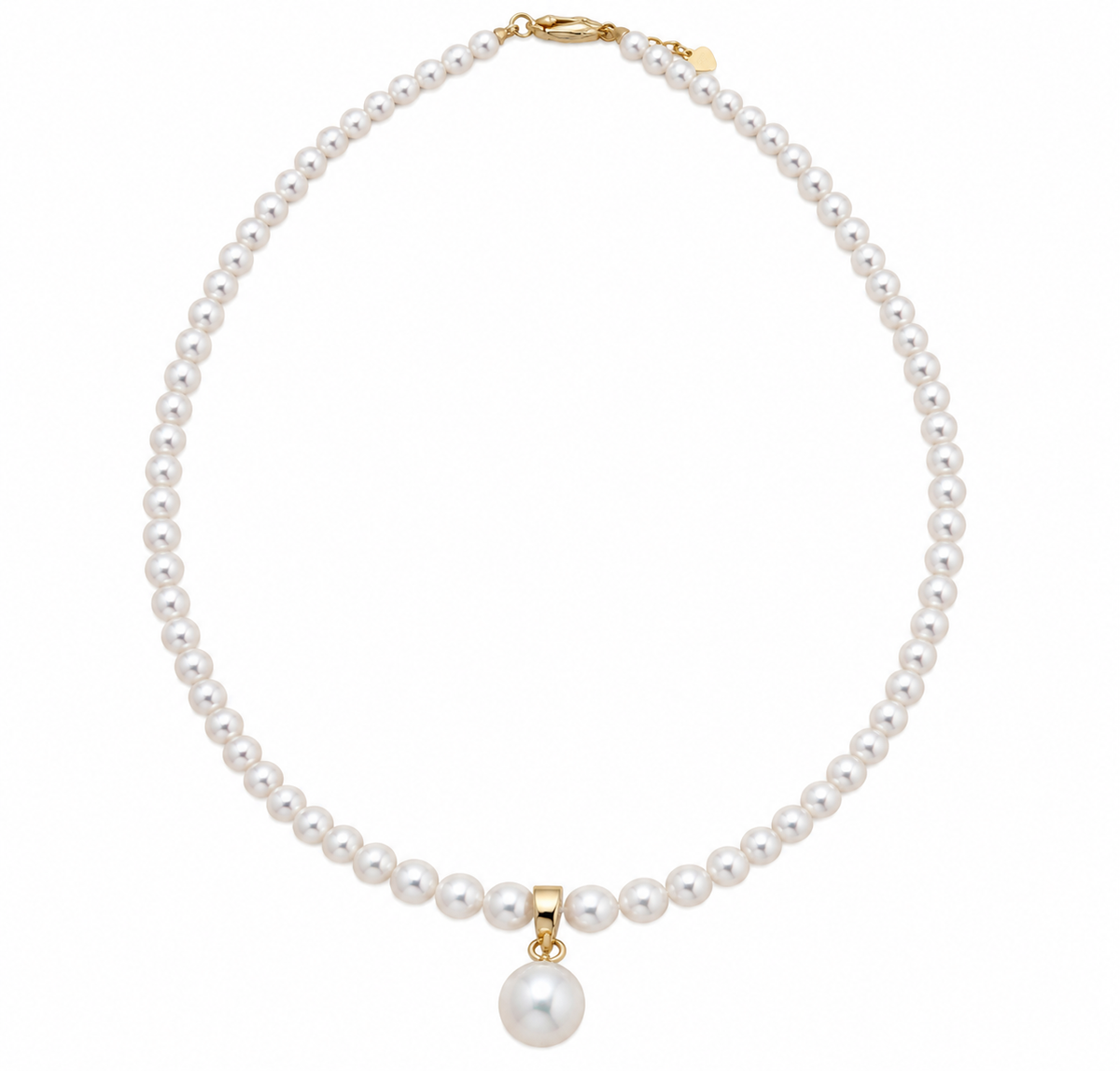 Collar Perla Central 9-10mm Degradé 5-4mm