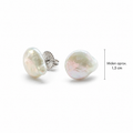 Pendientes Nácar Barroco 1,5cm aprox