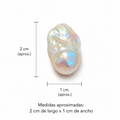 1 Perla Barroca Cultivada de 2cm x 1cm aprox