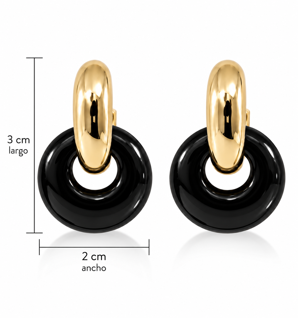 Pendientes Ónix