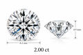 Diamante de Laboratorio Talla Brillante - 2ct