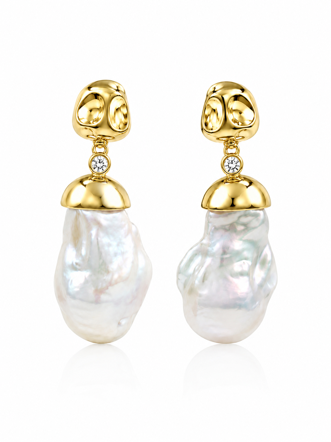 Pendientes Perla Barroca