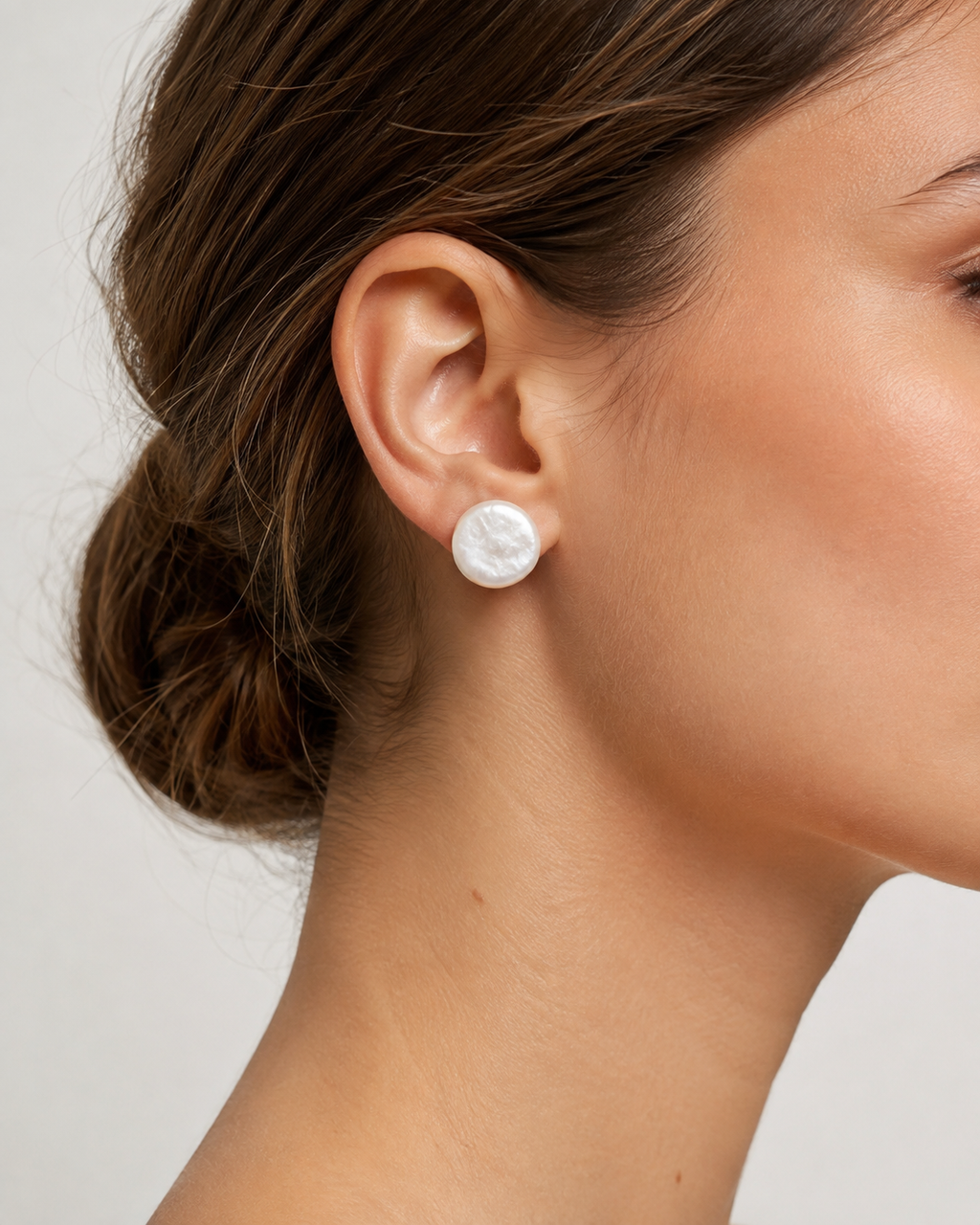 Pendientes Nube Barroca 2cm x 3mm