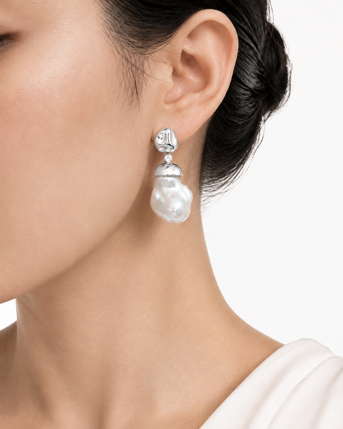 Pendientes Perla Barroca