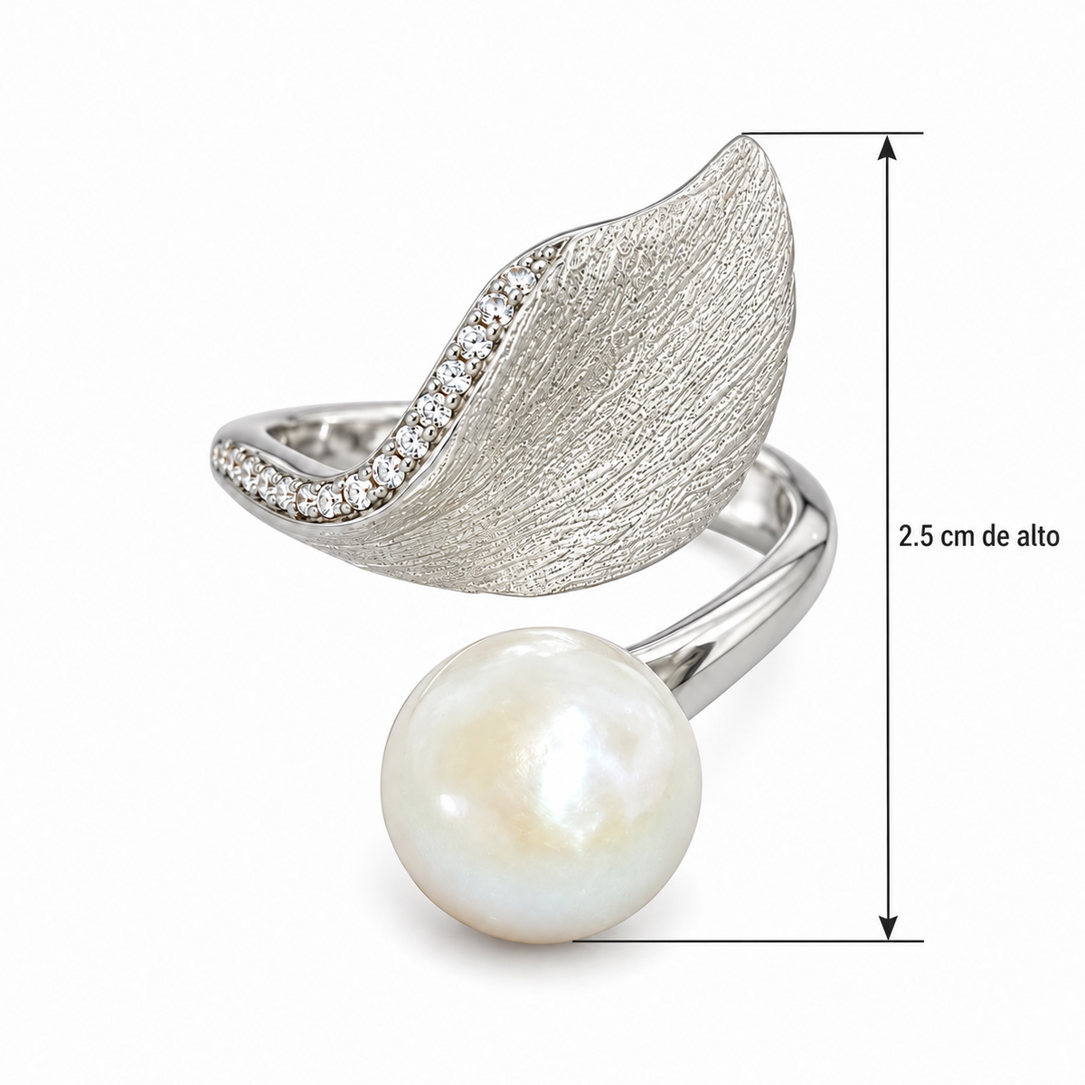 Anillo Hoja Brillante
