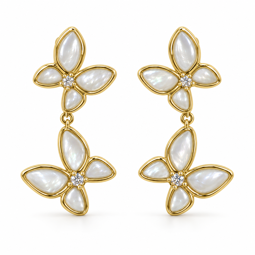 Pendientes Mariposas Gemelas