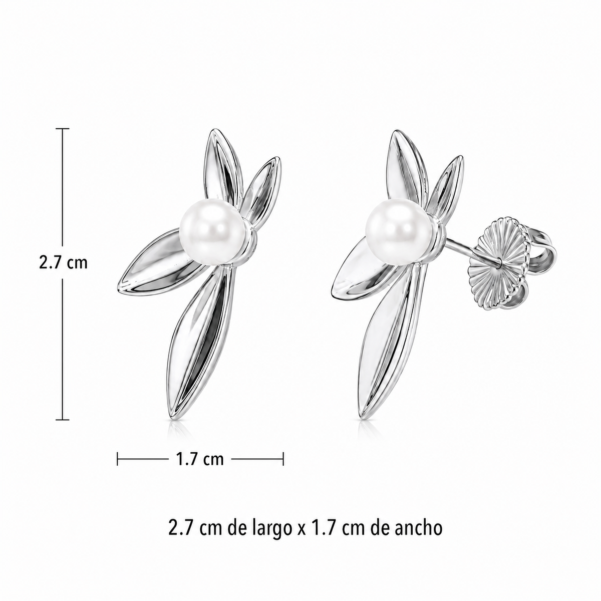 Pendientes Flora Perla