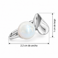 Anillo Hoja y Perla