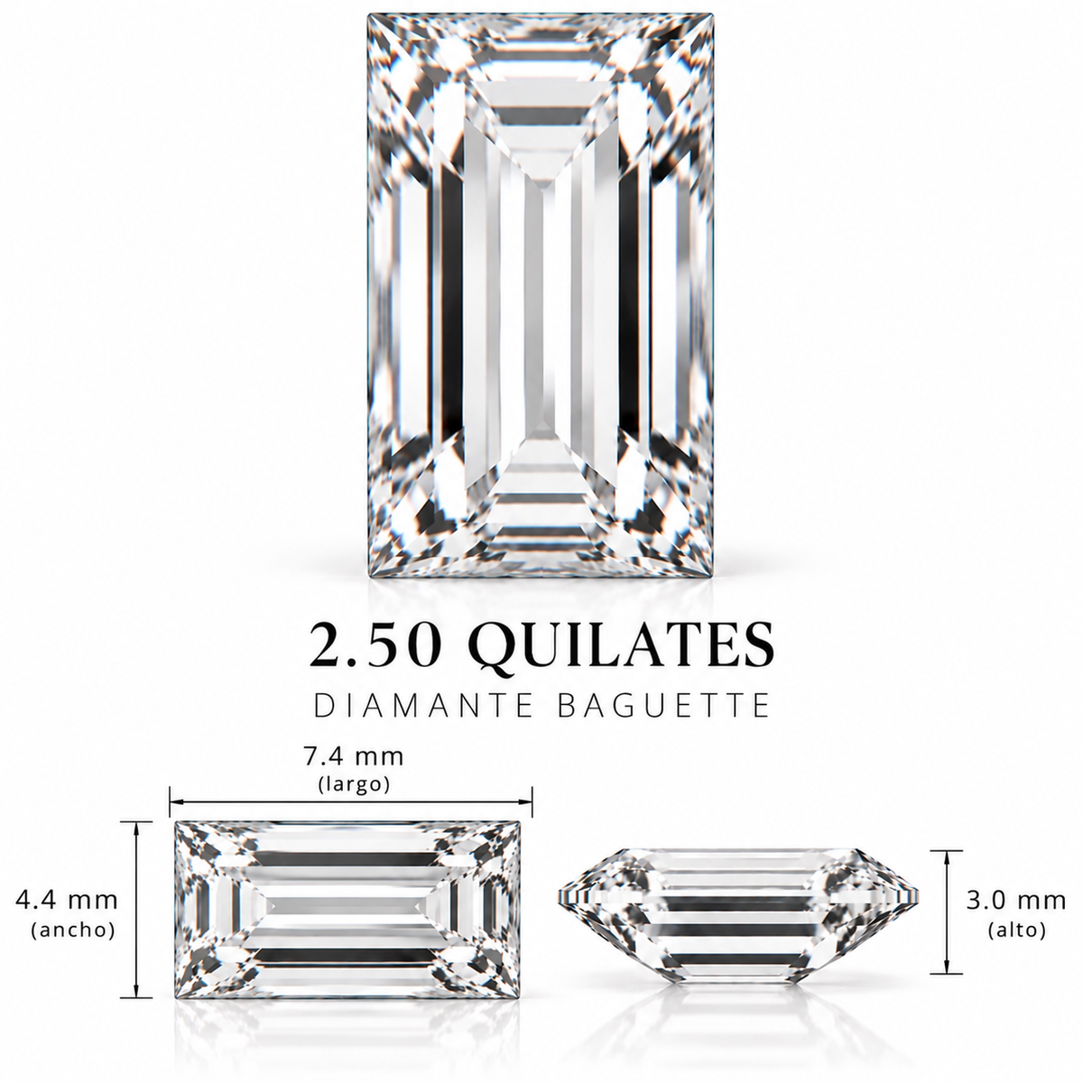 Diamante de Laboratorio Talla Fantasía - 2,5ct