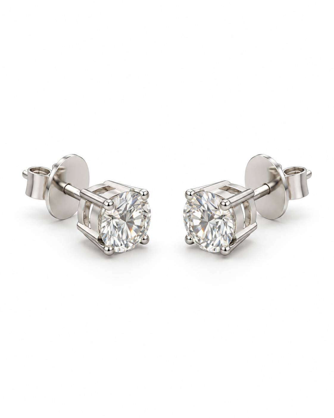 Pendientes Diamante 0.5ct por lado - 4 Patas