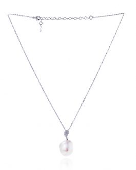 Cadena con perla barroca