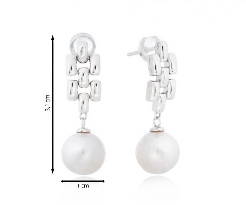 Pend. Cadena silver perla