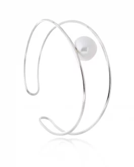 Pulsera griega con perla cultivada