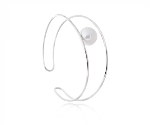 Pulsera griega con perla cultivada